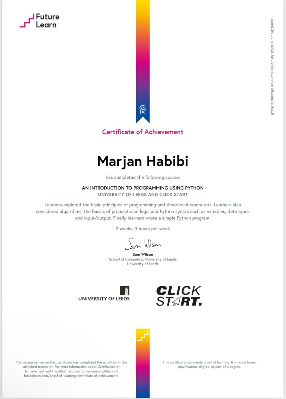 Certificate 2